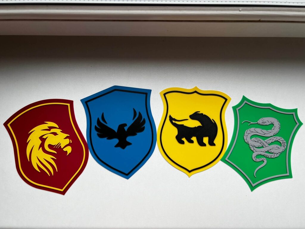Harry Potter House Crest Prints