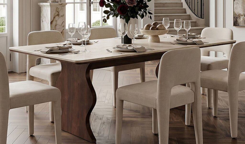 dining table and chairs set